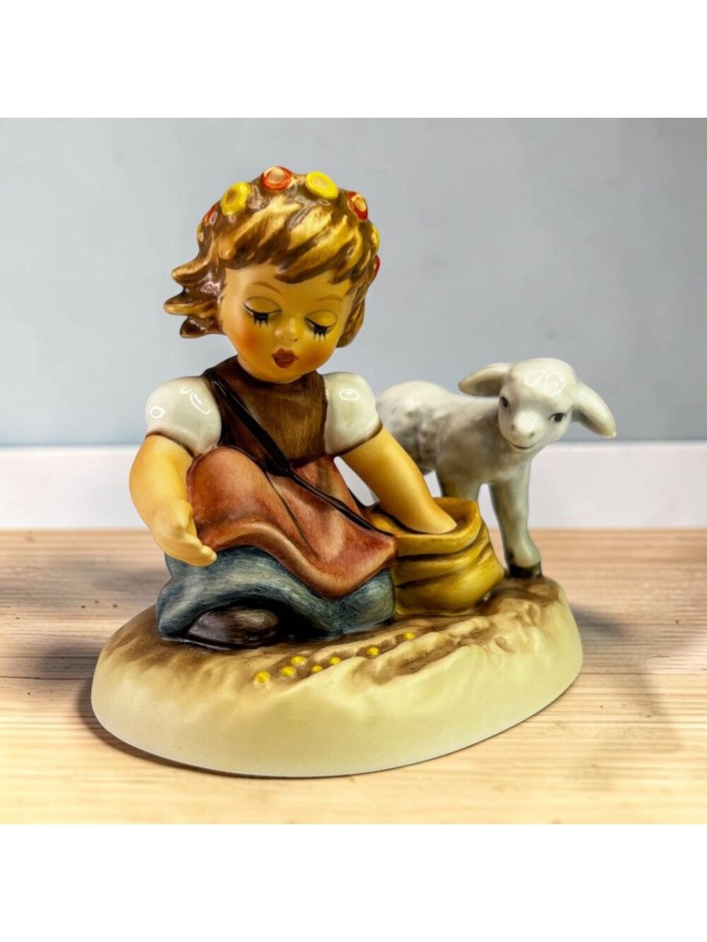 Hummel "Spring Sowing" Limited Edition Porcelain Figurine W/Box From 1999